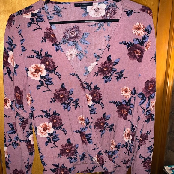 American Eagle Floral Blouse - Picture 1 of 2